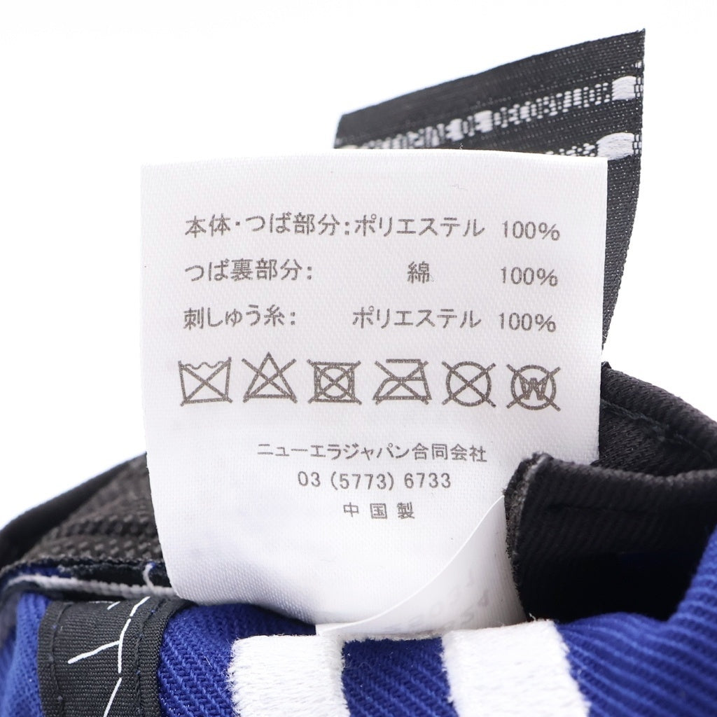 SAINT MICHAEL(セントマイケル) 25SS ×NEW ERA NE_CAP ニューエラ ロサンゼルスドジャース コットンベースボールキャップ 帽子 ブルー SM-HR8-GIFT-C46