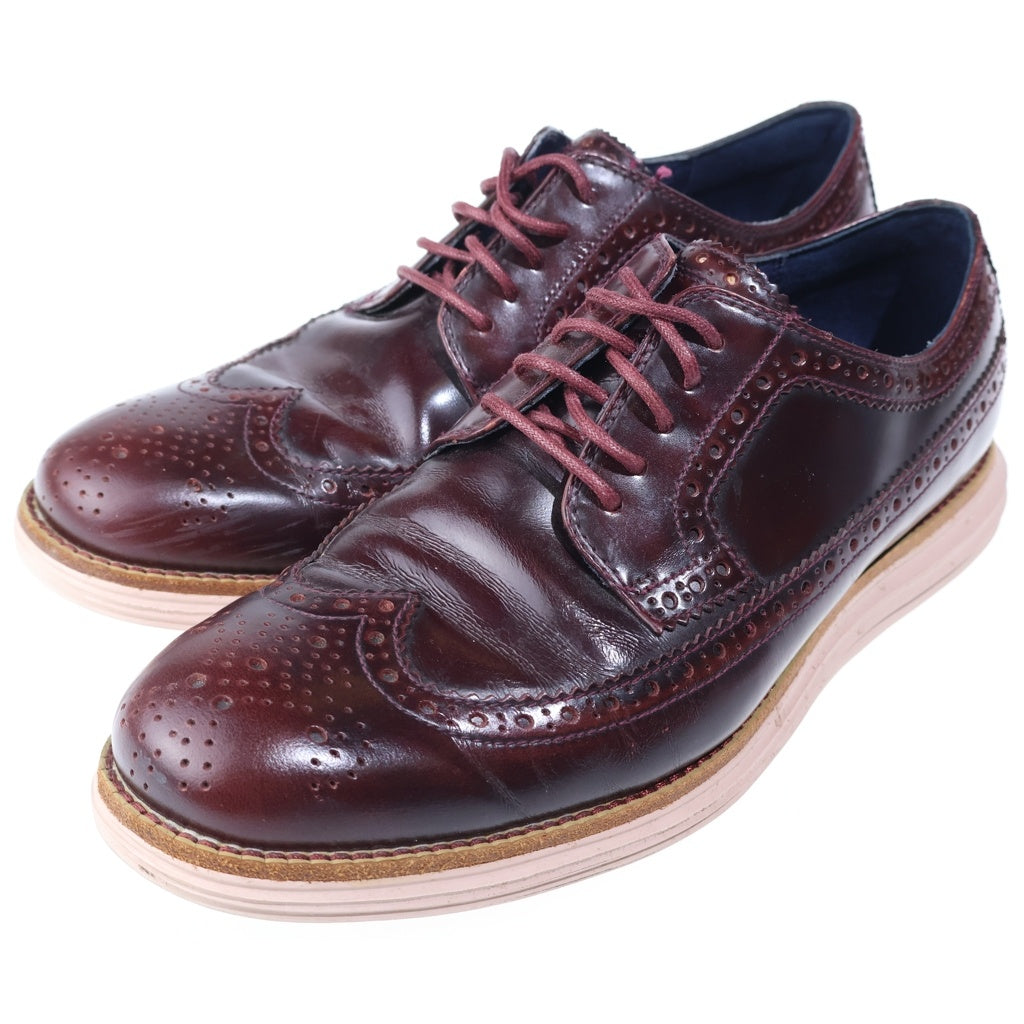 COLE HAAN(コール ハーン) LUNARGRAND WING TIP ルナグランド ウィングチップ レザーシューズ バーガンディー C11716