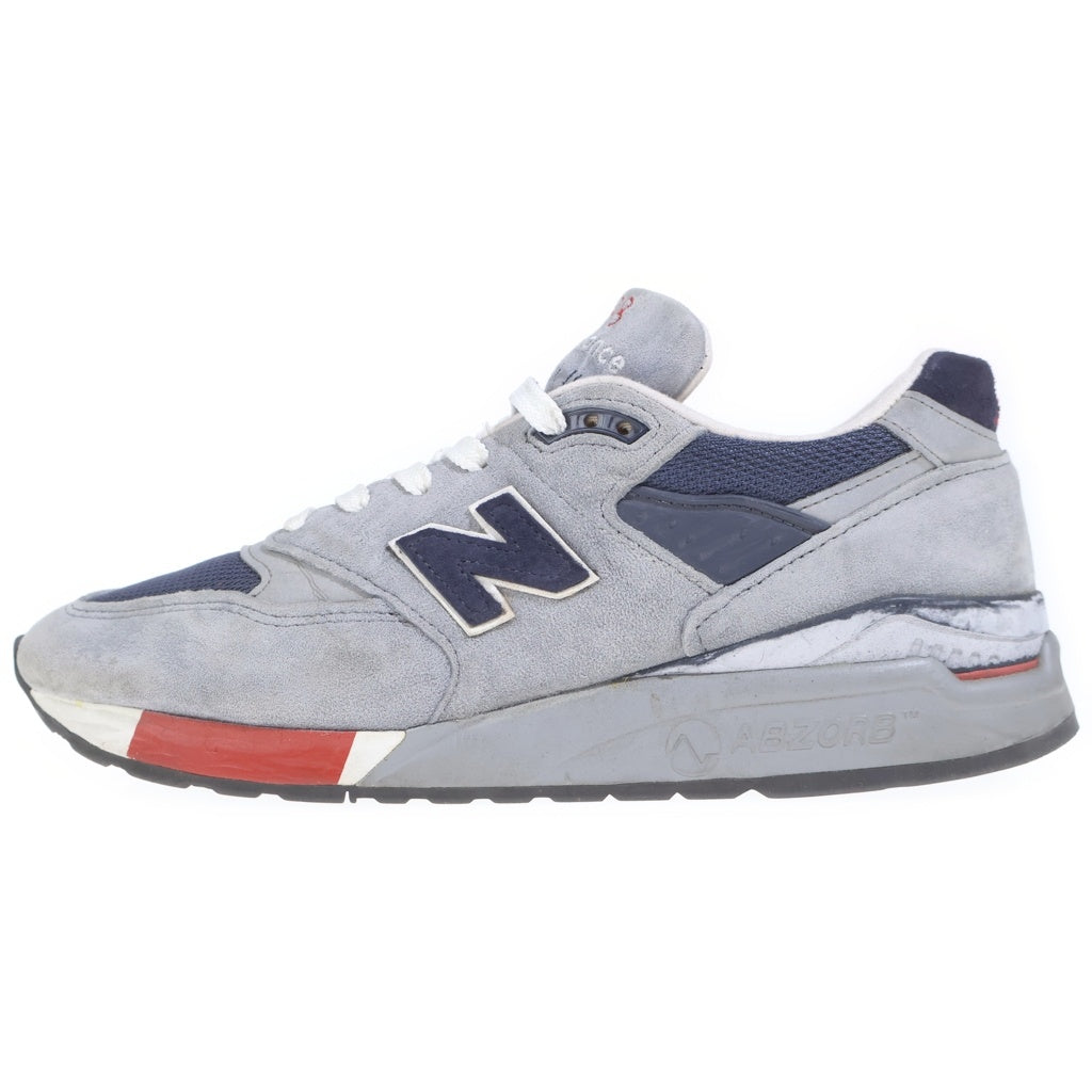 New Balance(ニューバランス) M998GNR USA製 スエード ローカットスニーカー グレー/ネイビー US9/27cm