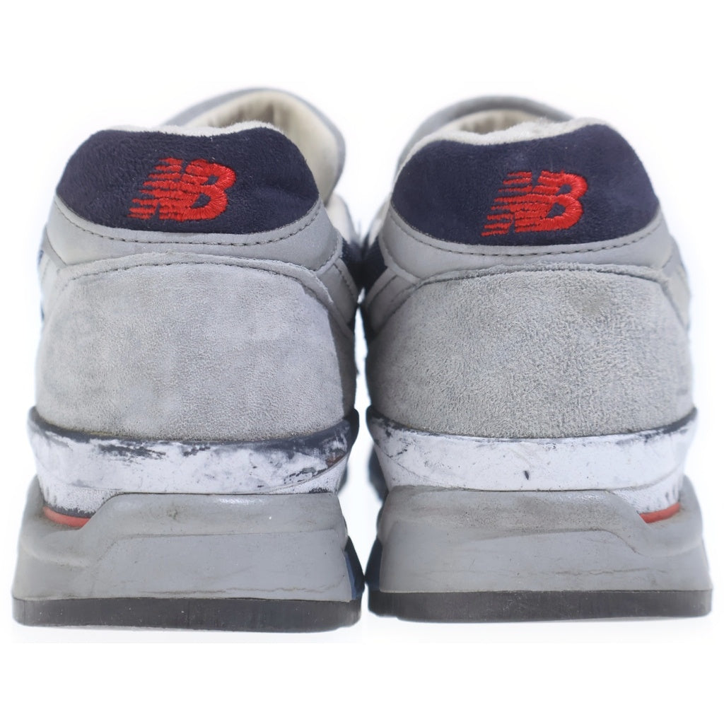 New Balance(ニューバランス) M998GNR USA製 スエード ローカットスニーカー グレー/ネイビー US9/27cm