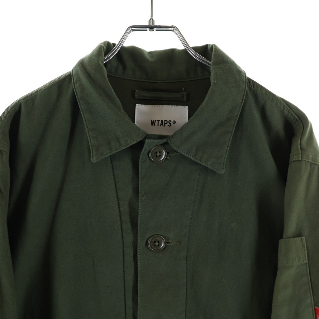 WTAPS(ダブルタップス) 17AW BUDS. LONG JACKET バッズ ロング ミリタリージャケット カーキ 172WVDT-JKM02