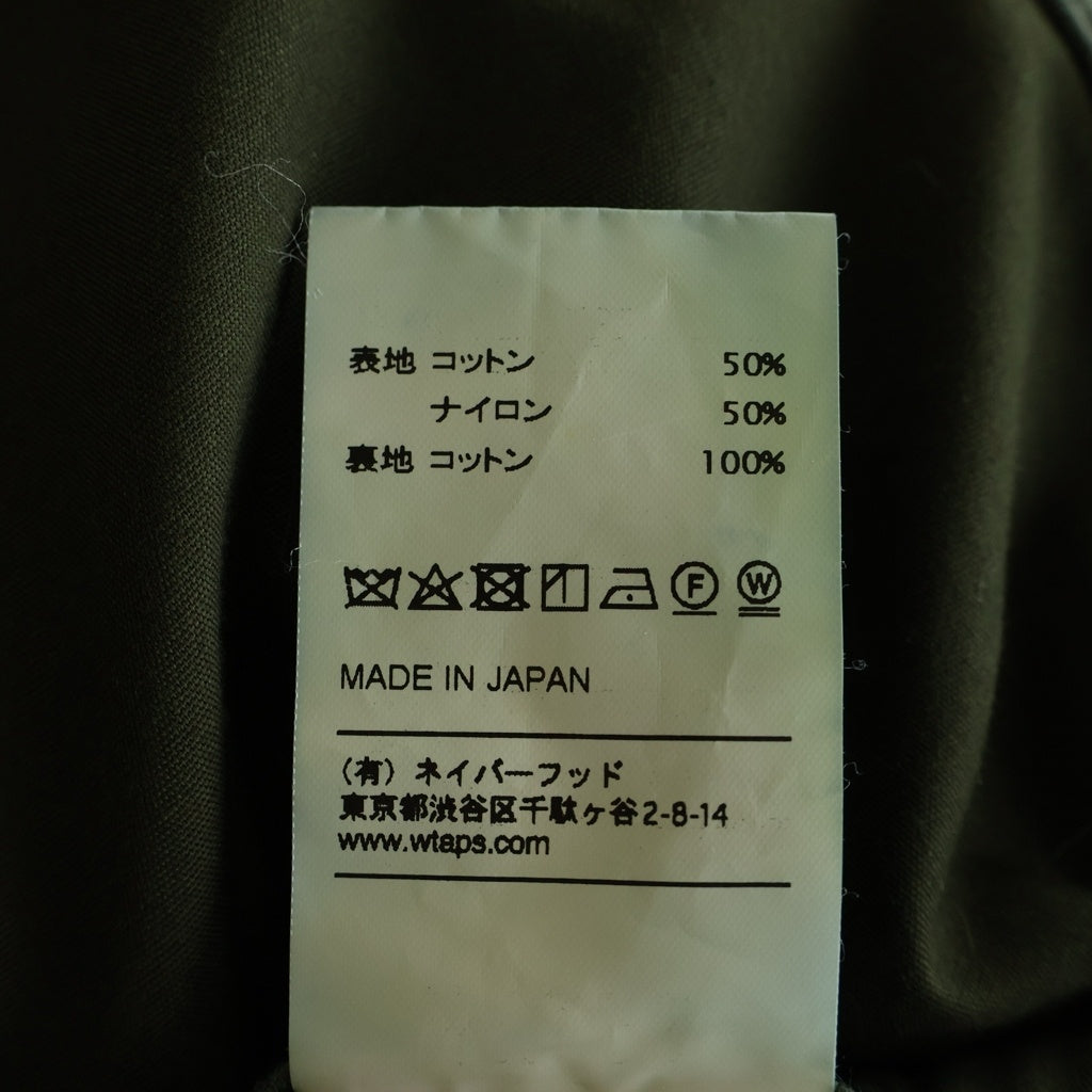 WTAPS(ダブルタップス) 17AW BUDS. LONG JACKET バッズ ロング ミリタリージャケット カーキ 172WVDT-JKM02