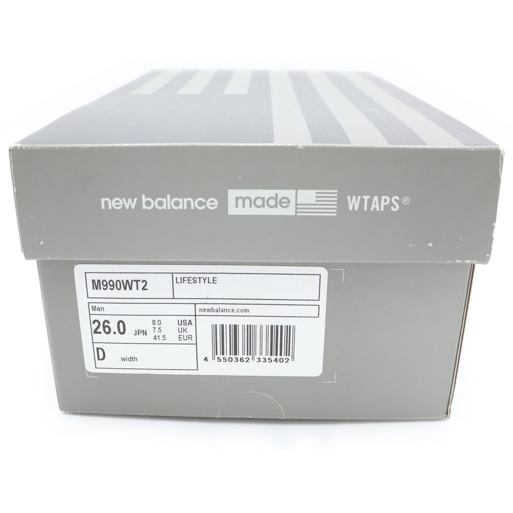 New Balance(ニューバランス) M990WT2 ×WTAPS ダブルタップス スウェード ローカットスニーカー グレー US8/26cm