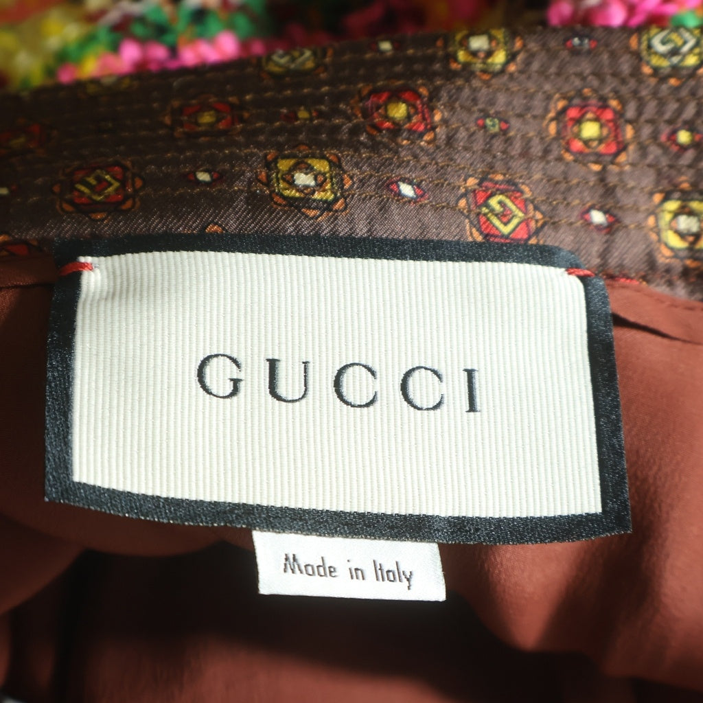 GUCCI(グッチ) チェック総柄 ツイードショーツ ハーフパンツ マルチカラー 609708 ZADC5