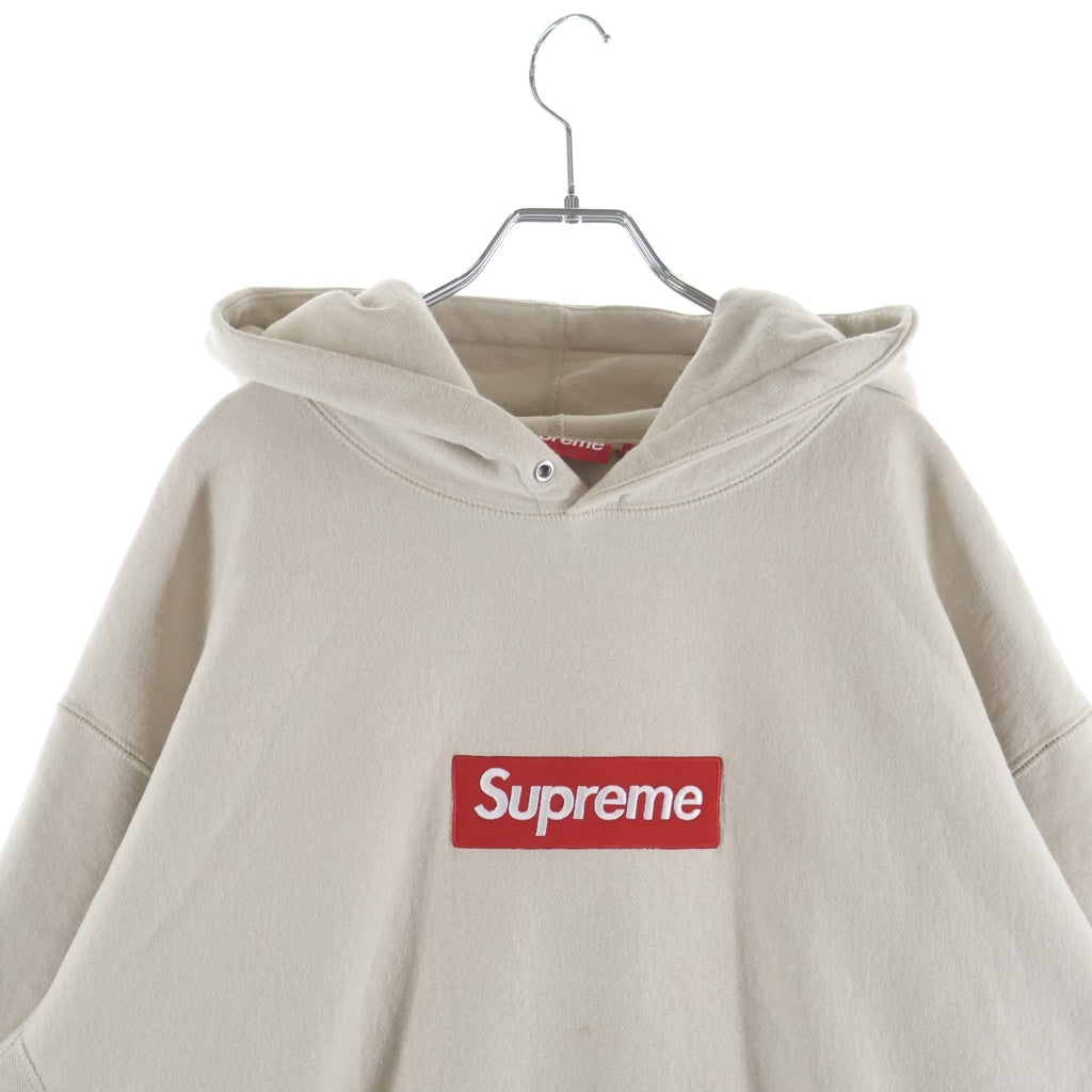SUPREME(シュプリーム) 24AW Box Logo Hooded Sweatshirt ボックスロゴ フーデッド スウェット シャツ プルオーバー パーカー ベージュ
