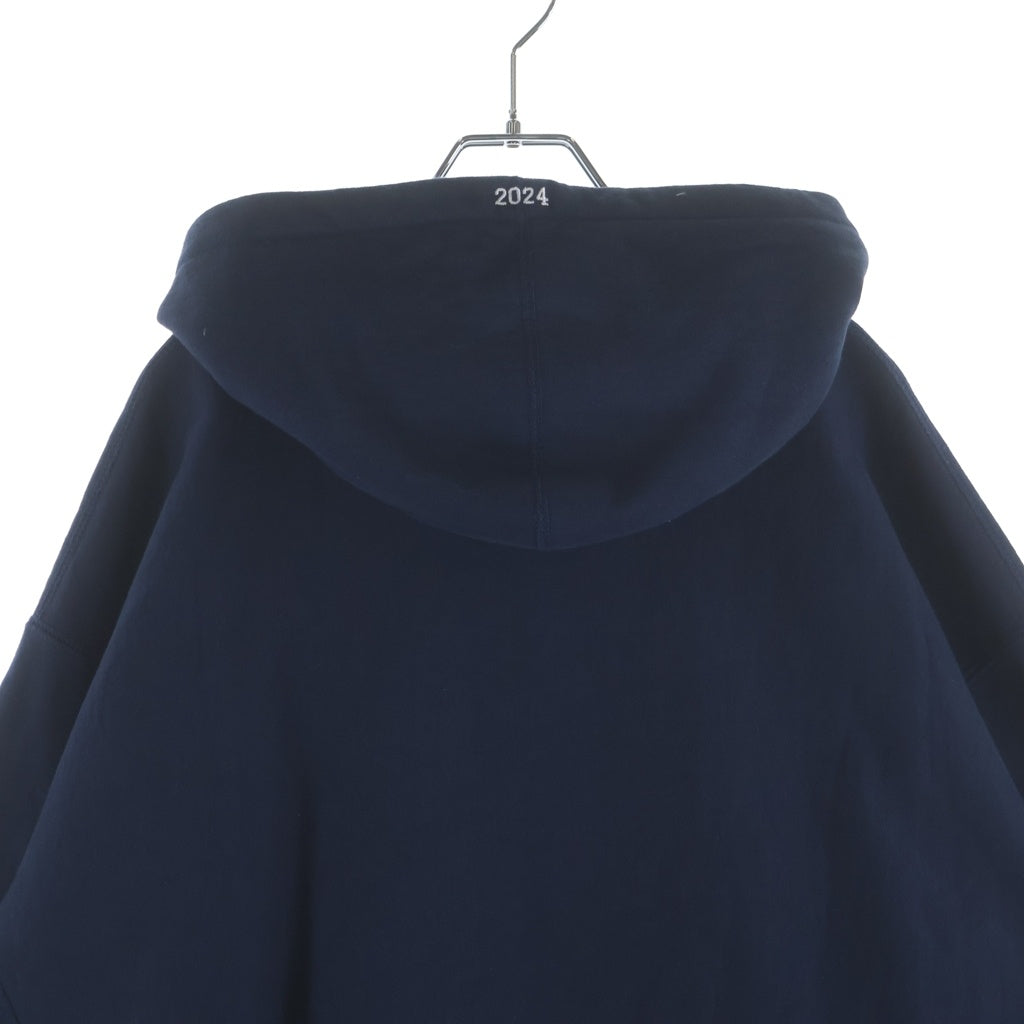 SUPREME(シュプリーム) 24AW Box Logo Hooded Sweatshirt ボックスロゴ フーデッド スウェット シャツ プルオーバー パーカー ネイビー