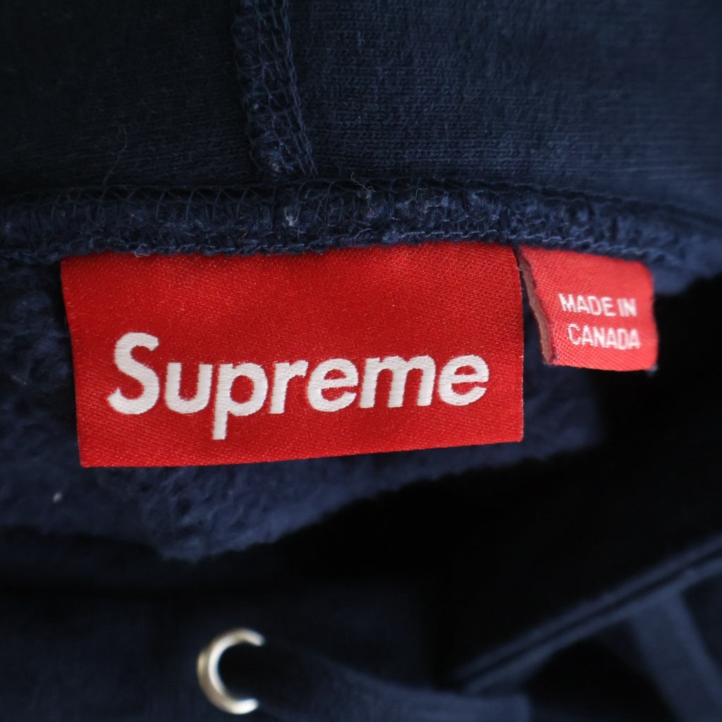 SUPREME(シュプリーム) 24AW Box Logo Hooded Sweatshirt ボックスロゴ フーデッド スウェット シャツ プルオーバー パーカー ネイビー