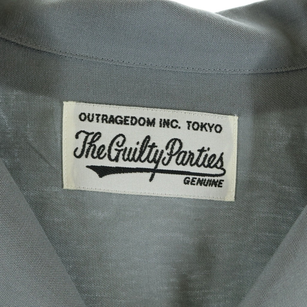 WACKO MARIA(ワコマリア) 24SS SWITCHING SHIRT スイッチング ボタンダウン 胸ポケット 半袖シャツ グレー
