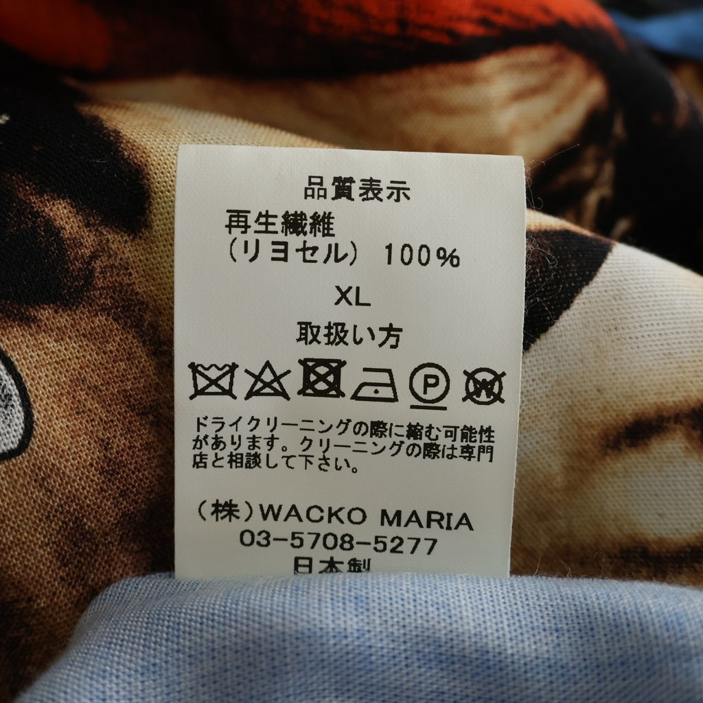 WACKO MARIA(ワコマリア) 22SS Cheech & Chong STILL SMOKIN SS HAWAIIAN SHIRT スティル スモーキン ハワイアン 両面プリント ボタンダウン 半袖シャツ