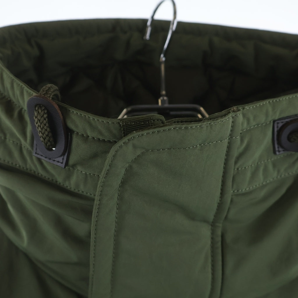 TATRAS(タトラス) 21AW フーデッド ダブルポケット ダウンコート カーキ MTAT21A4769-D