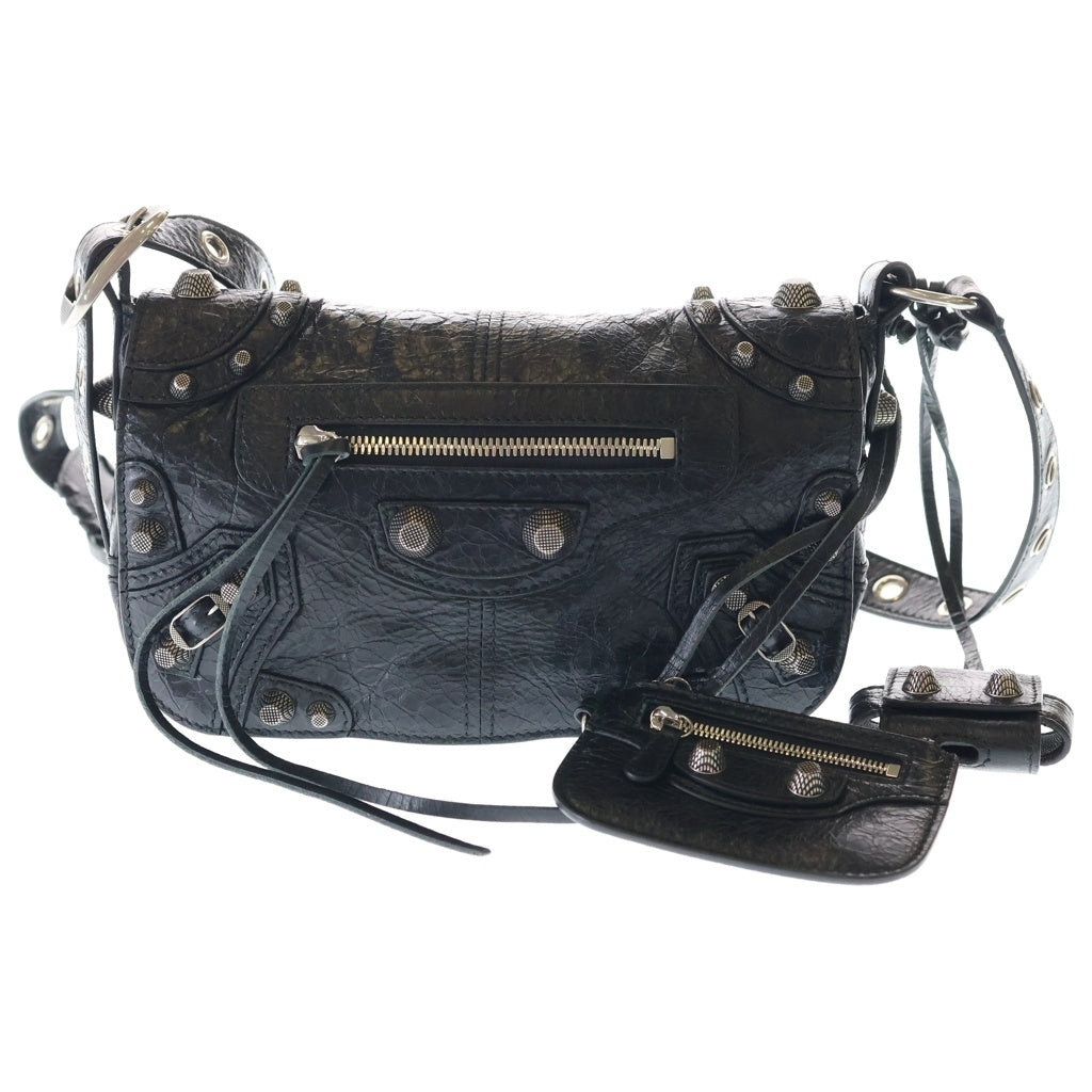 BALENCIAGA(バレンシアガ) ショルダーバッグ ル カゴール XS 719082 黒 BALENCIAGA(バレンシアガ) Le Cagole XS ルカゴール レザー フラップ