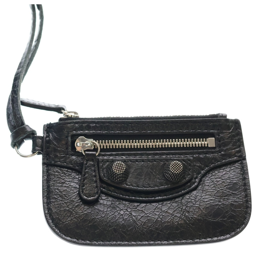 BALENCIAGA(バレンシアガ) Le Cagole XS ルカゴール レザー フラップ ショルダーバッグ ブラック 719082 1000 レディース