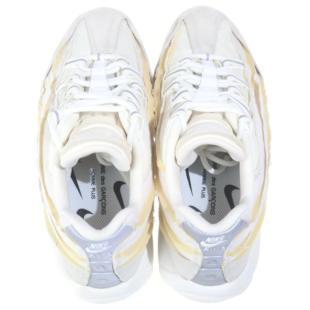 NIKE(ナイキ) ×COMME DES GARCONS HOMME PLUS AIR MAX 95 コムデギャルソンオムプリュス エアマックス95 エアマックス95 ローカットスニーカー ホワイト US9.5/27.5cm CU8406-100