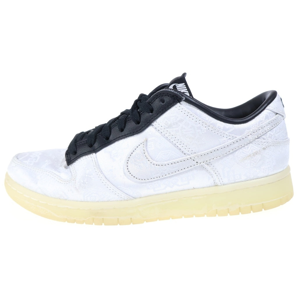 NIKE(ナイキ) ×CLOT ×FRAGMENT DESIGN DUNK LOW SP ダンク ローカットスニーカー ホワイト US9/27cm FN0315-110