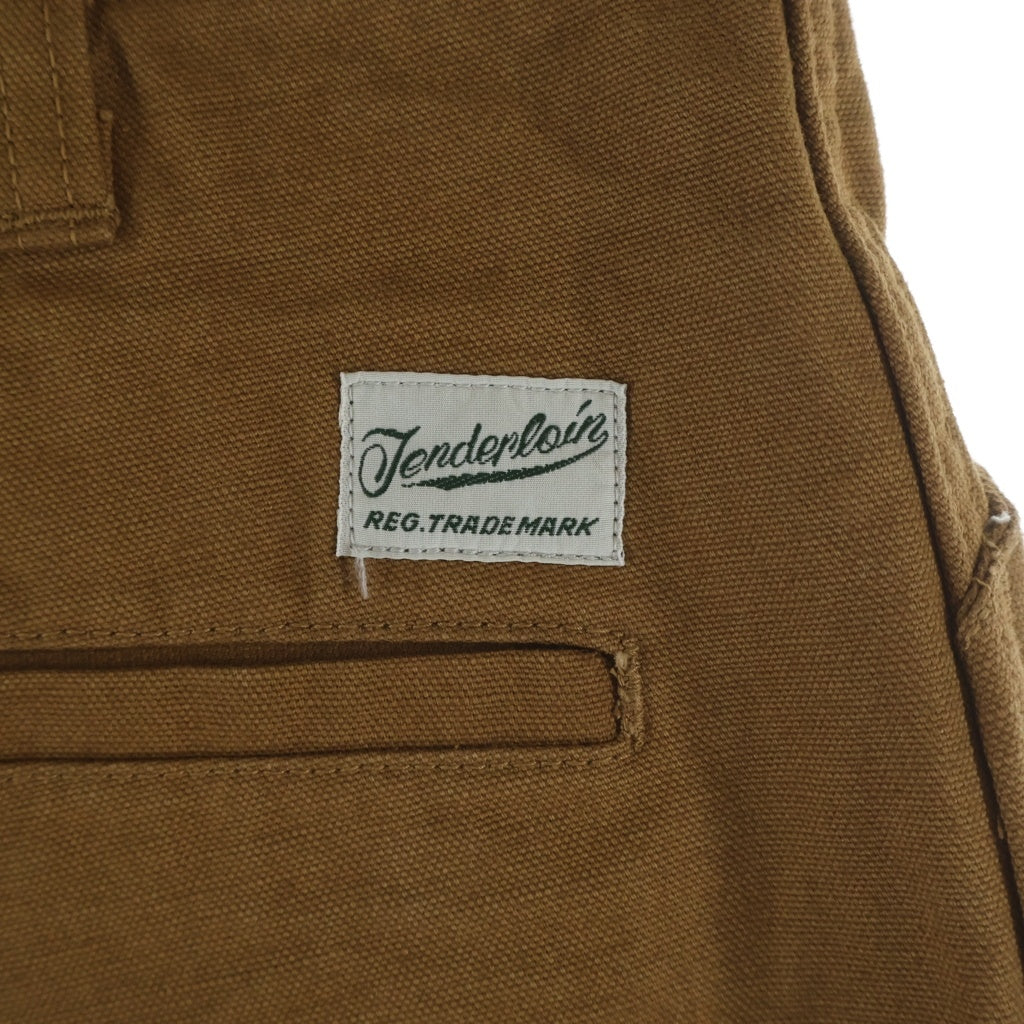 TENDERLOIN(テンダーロイン) T-BDP SHORTS ダックキャンバス ショーツ ハーフパンツ ブラウン