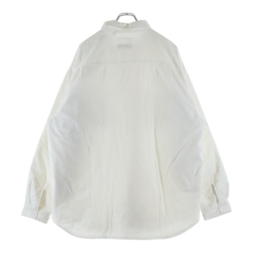 SUPREME(シュプリーム) 24SS ×MM6 Maison Margiela Padded Shirt エムエムシックスメゾンマルジェラ パデッド ボタンアップ シャツ ホワイト