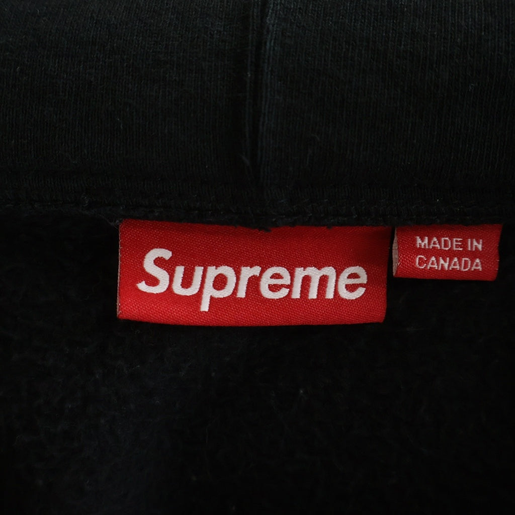 SUPREME(シュプリーム) 24AW S Logo Zip Up Hooded Sweatshirt Sロゴ スウェット ジップアップパーカー ブラック