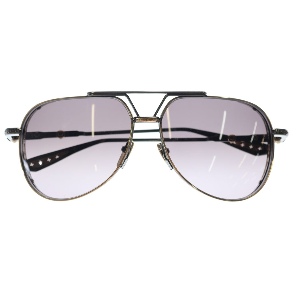 CHROME HEARTS(クロムハーツ) BOXEDEN CHプラス メタルブリッジ ティアドロップ サングラス メガネ ブラック/ゴールド