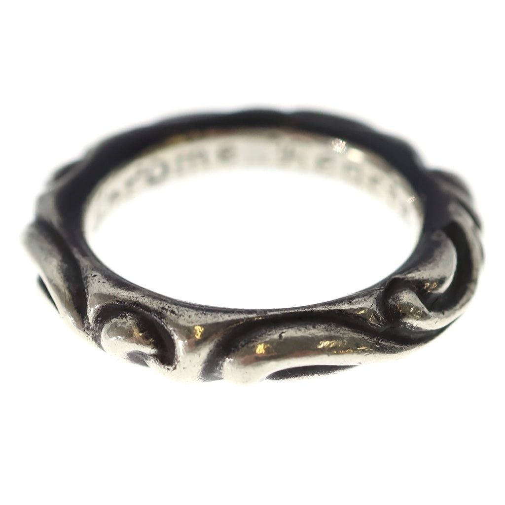 CHROME HEARTS(クロムハーツ) SCRL BAND スクロールバンド リング シルバー BCA351