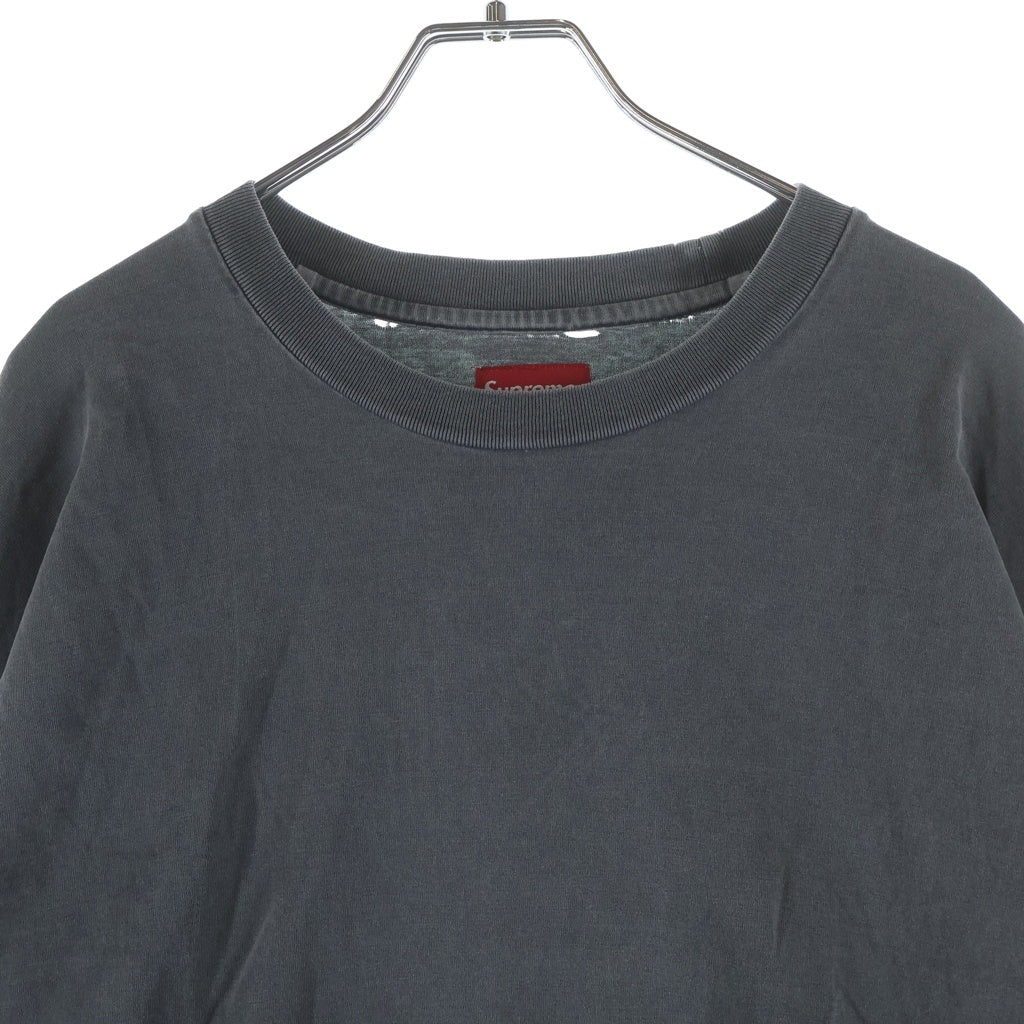 SUPREME(シュプリーム) 20SS Overdyed L/S Top オーバーダイ クルーネック長袖Tシャツ カットソー グレー