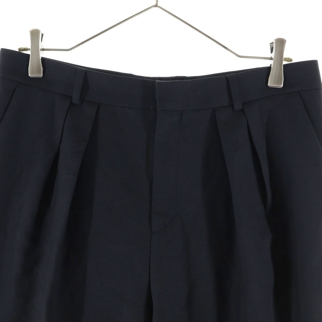 CELINE(セリーヌ) 21SS スケーターパンツ ワイドスラックス ブラック