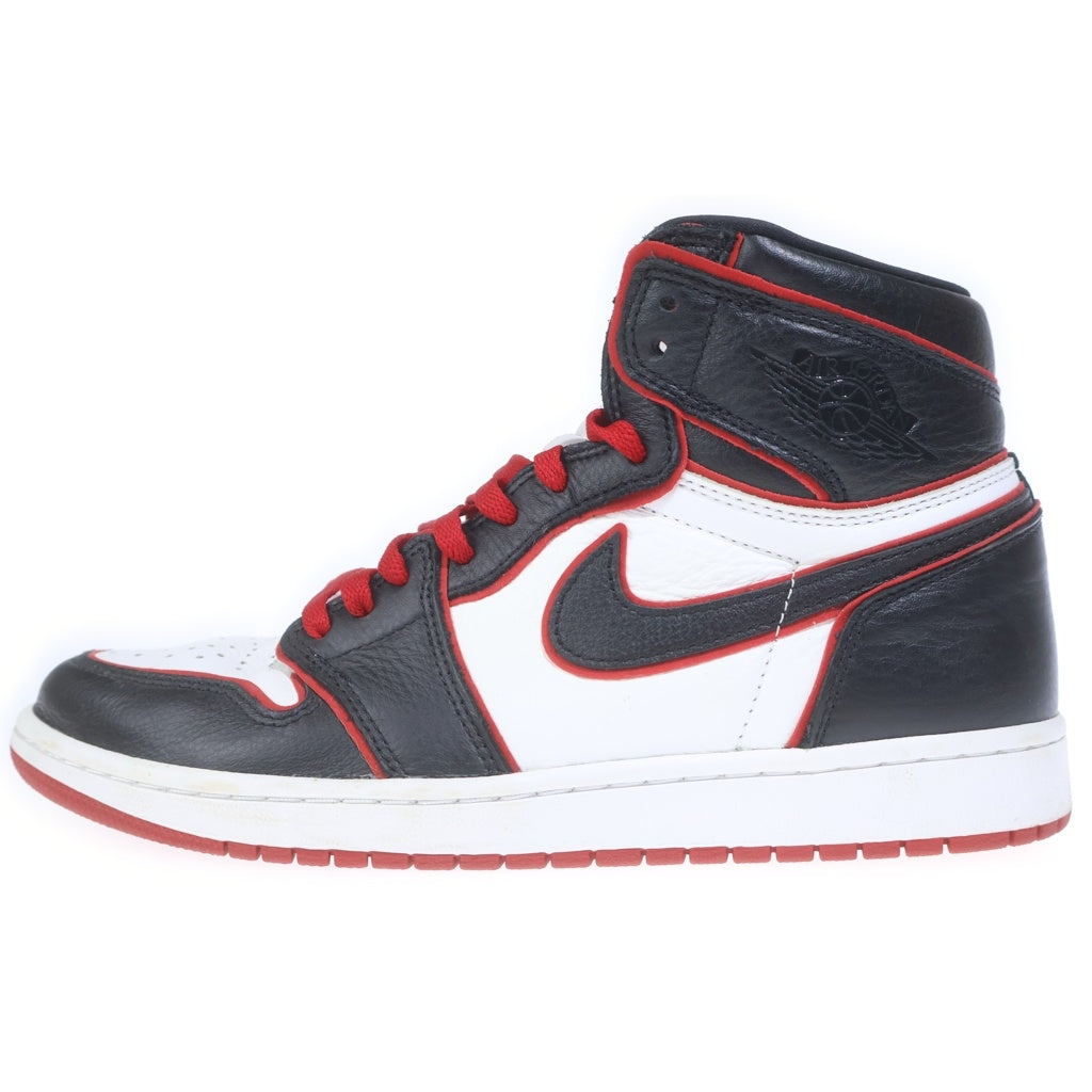 NIKE(ナイキ) AIR JORDAN1 HIGH OG BLOOD LINE エアジョーダン1 ハイカットスニーカー ブラッドライン ブラック/レッド US10/28cm 555088-062