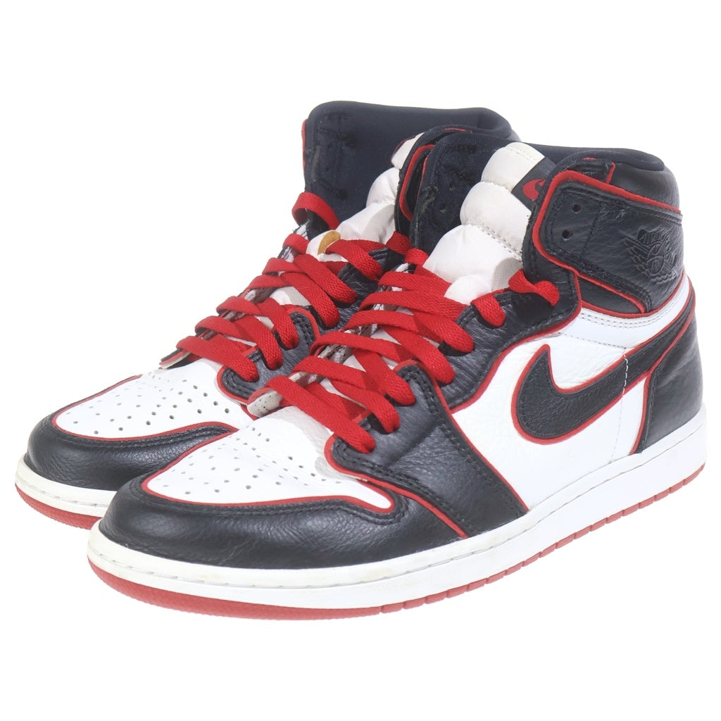 NIKE(ナイキ) AIR JORDAN1 HIGH OG BLOOD LINE エアジョーダン1 ハイカットスニーカー ブラッドライン ブラック/レッド US10/28cm 555088-062