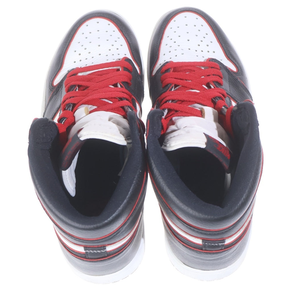 NIKE(ナイキ) AIR JORDAN1 HIGH OG BLOOD LINE エアジョーダン1 ハイカットスニーカー ブラッドライン ブラック/レッド US10/28cm 555088-062