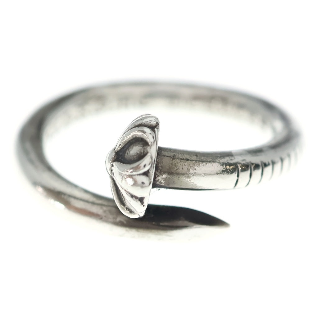 CHROME HEARTS(クロムハーツ) NAIL CRSBALL ネイル クロスボール リング シルバー BCA349