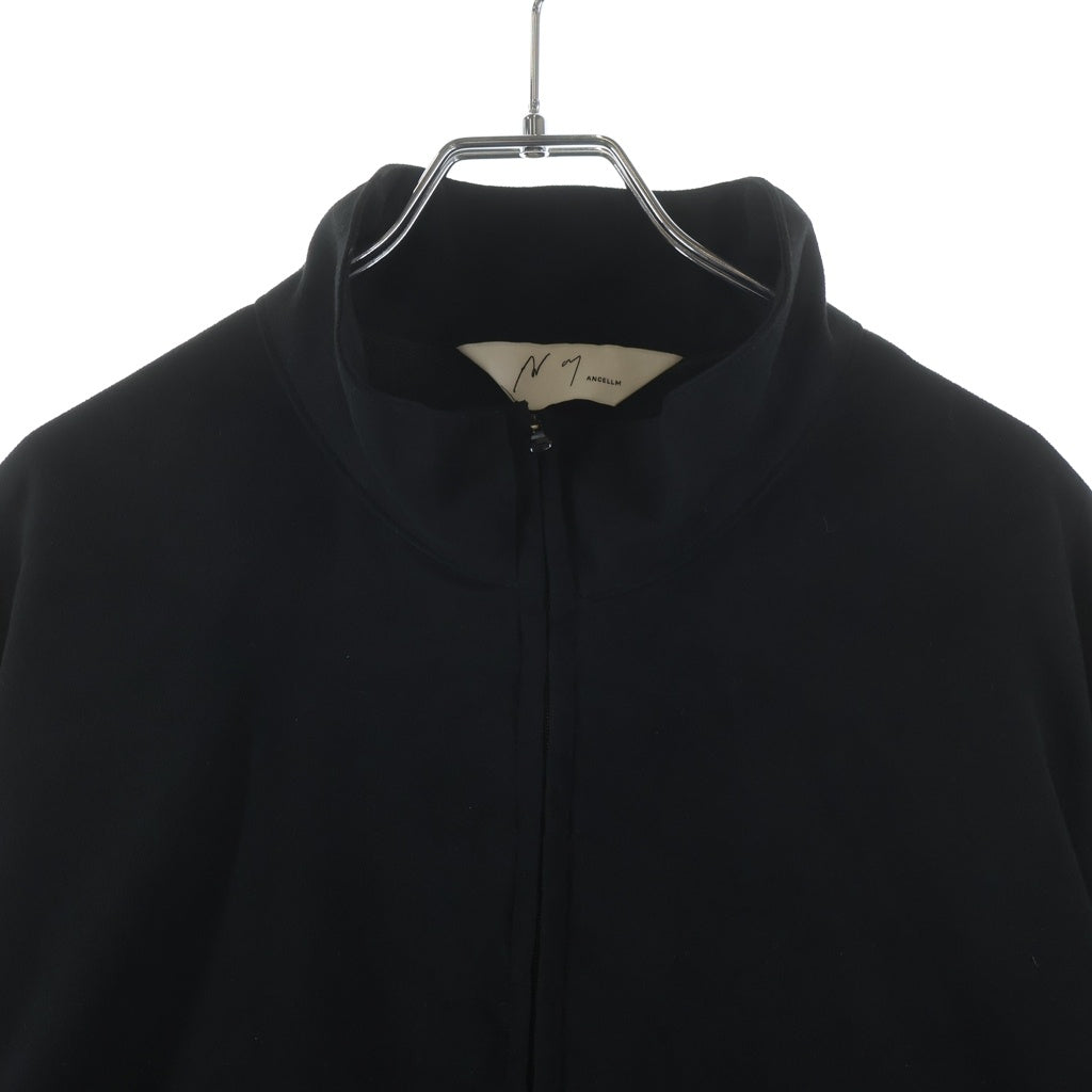 ANCELLM(アンセルム) VEGAN SUEDE KIMONO BLOUSON ビーガン スエード キモノ ブルゾンジャケット ブラック ANC-JK56