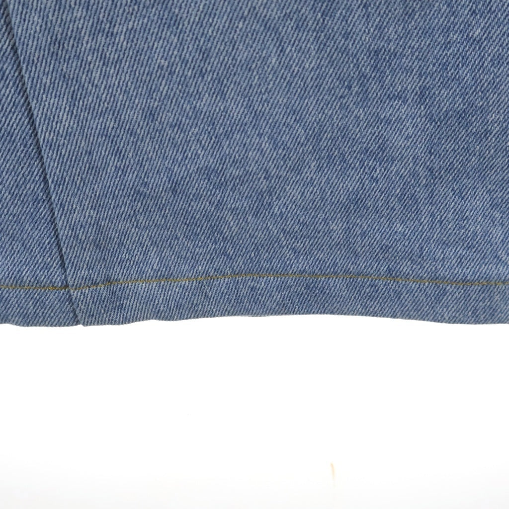 NO BRAND(ノーブランド) VAINヴェイン UPCYCLED JEANS 000 アップサイクル ジップフライ リメイク デニムパンツ インディゴ