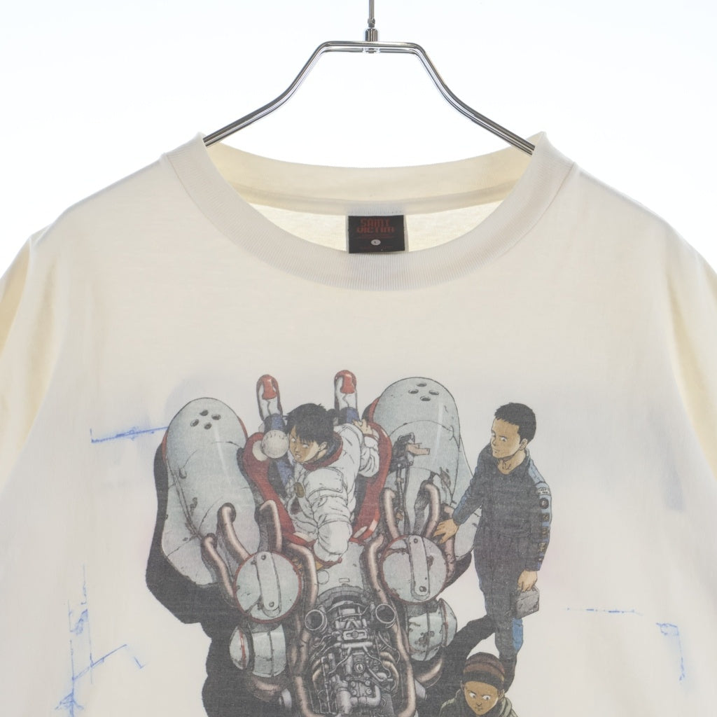 SAINT MICHAEL(セントマイケル) 24SS ×FREEDOM BIKE SHORT SLEEVE T-SHIRT フリーダムホワイト バイク ショット スリーブ クルーネック 半袖Tシャツ カットソー ホワイト SM-YS8-0000-C21