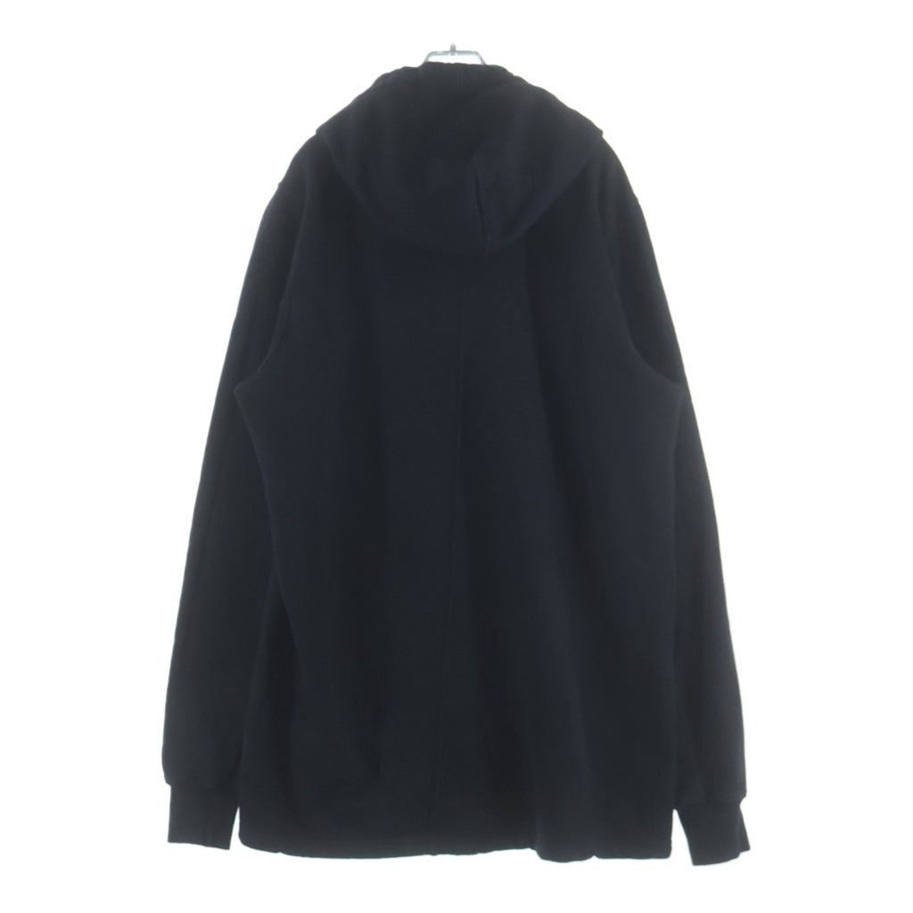 Rick Owens DRKSHDW(リックオウエンス ダークシャドウ) 19AW レタープリント プルオーバースウェットパーカー フーディ ブラック DU19F6285-FEP3