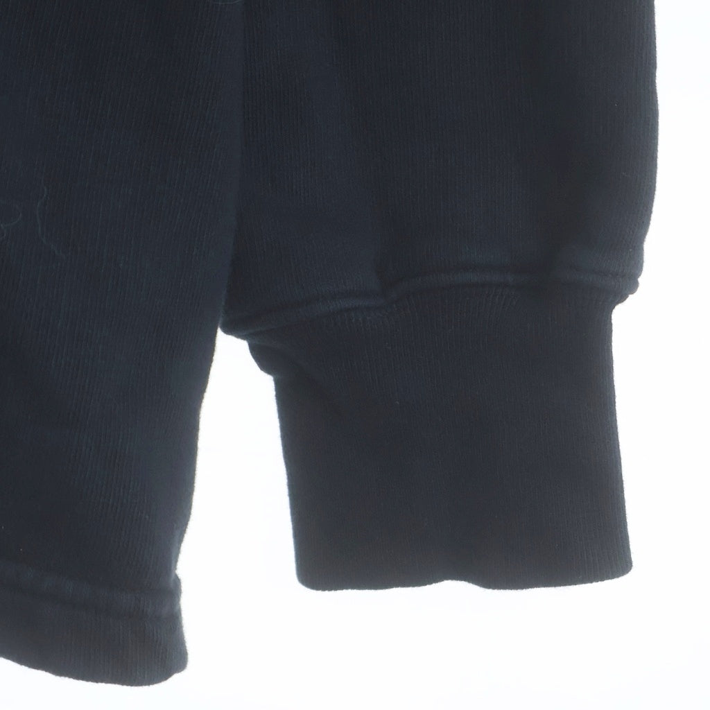 Rick Owens DRKSHDW(リックオウエンス ダークシャドウ) 19AW レタープリント プルオーバースウェットパーカー フーディ ブラック DU19F6285-FEP3