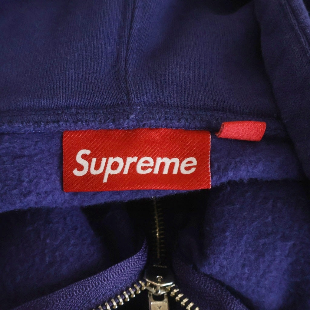 SUPREME(シュプリーム) 26SS ×DSNY Zip Up Hooded Sweatshirt グラフィックロゴプリント スウェット ジップアップパーカー ネイビー