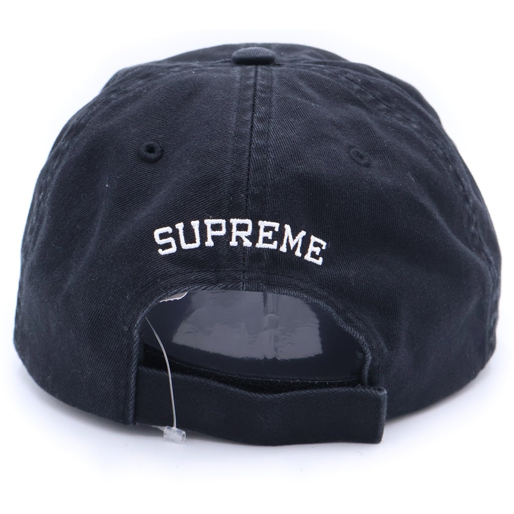 SUPREME(シュプリーム) 26SS Embroidered Money Logo 6-Panel エンブロイダリー マネーロゴ 6パネルキャップ 帽子 ブラック
