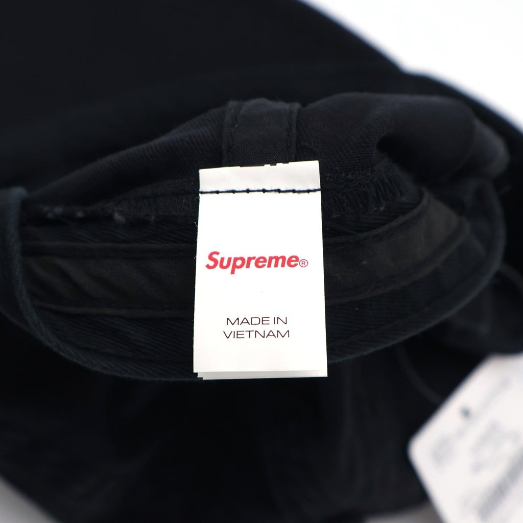 SUPREME(シュプリーム) 26SS Embroidered Money Logo 6-Panel エンブロイダリー マネーロゴ 6パネルキャップ 帽子 ブラック