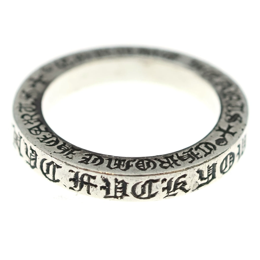 CHROME HEARTS(クロムハーツ) 3mm SPACER FUCKYOU NYC ニューヨーク限定 3mm スペーサー ファックユー リング シルバーBCA333