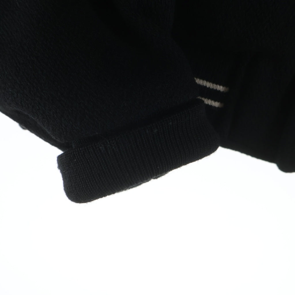 CELINE(セリーヌ) 19AW TEDDY JACKET レザー切り替え ウエスタン テディジャケット ブラック 2V534896C