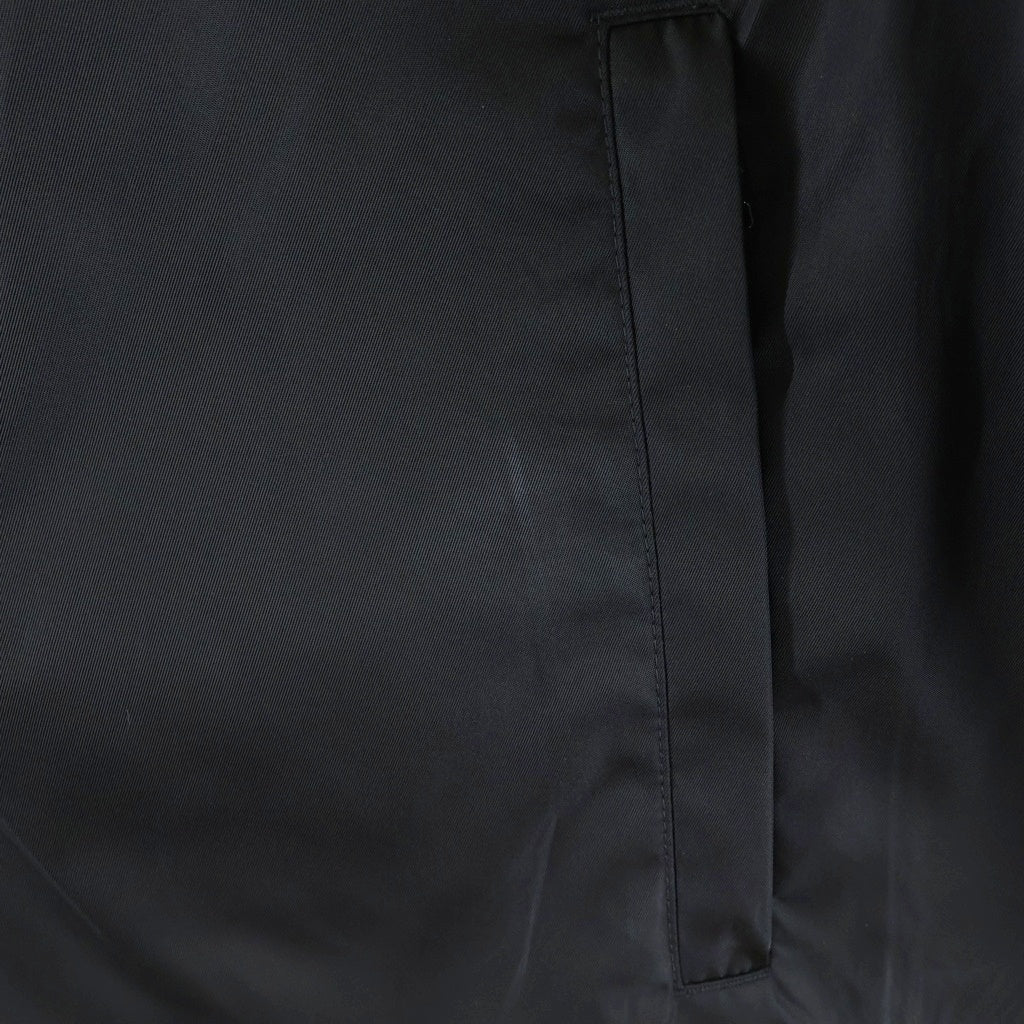 PRADA(プラダ) 21SS RE-NYLON リナイロン トライアングルロゴプレート ショートスリーブ オープンカラーシャツ ブラック SC449 S182 1WQ8