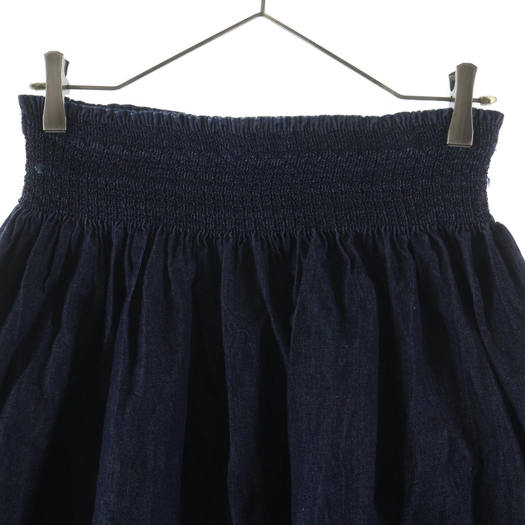 FENDI(フェンディ) デニム フレアミニスカート レディース インディゴ FLQ534 AC5J