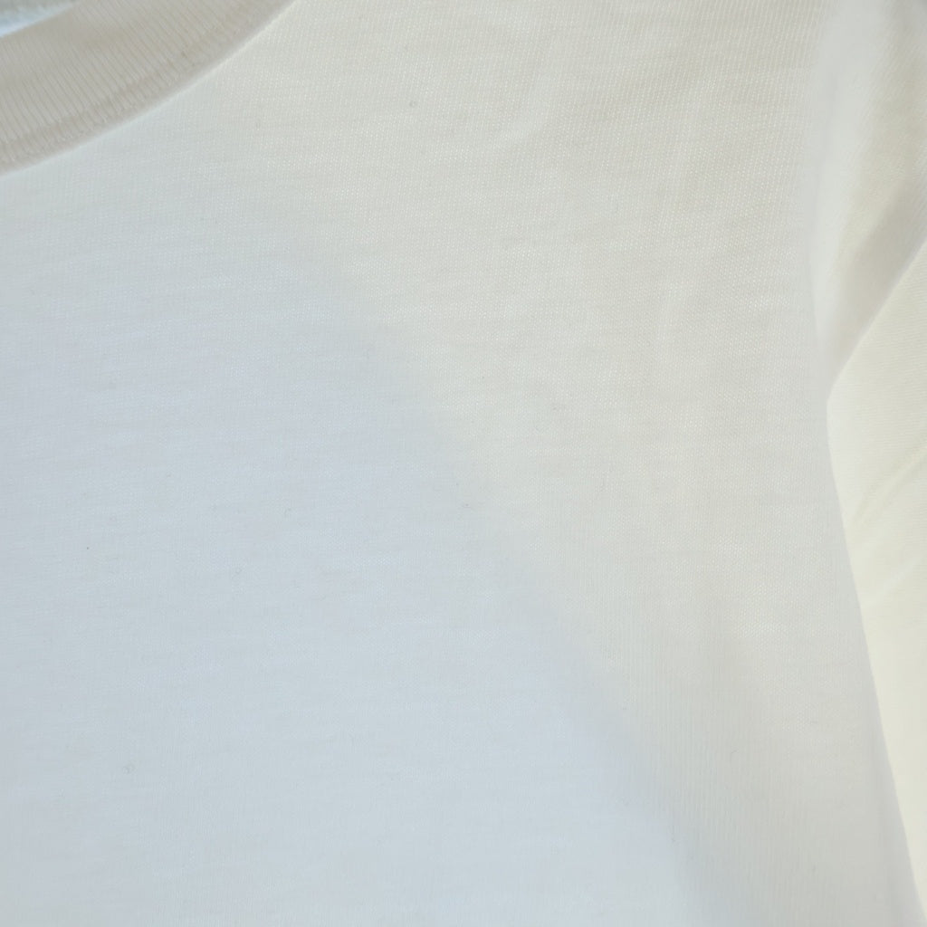MONCLER(モンクレール) 22SS SS TSHIRT クラウドプリント切替 ウエストドローコード クルーネック 半袖Tシャツ カットソー ホワイト/ブルー レディース H10938C00021 829HP