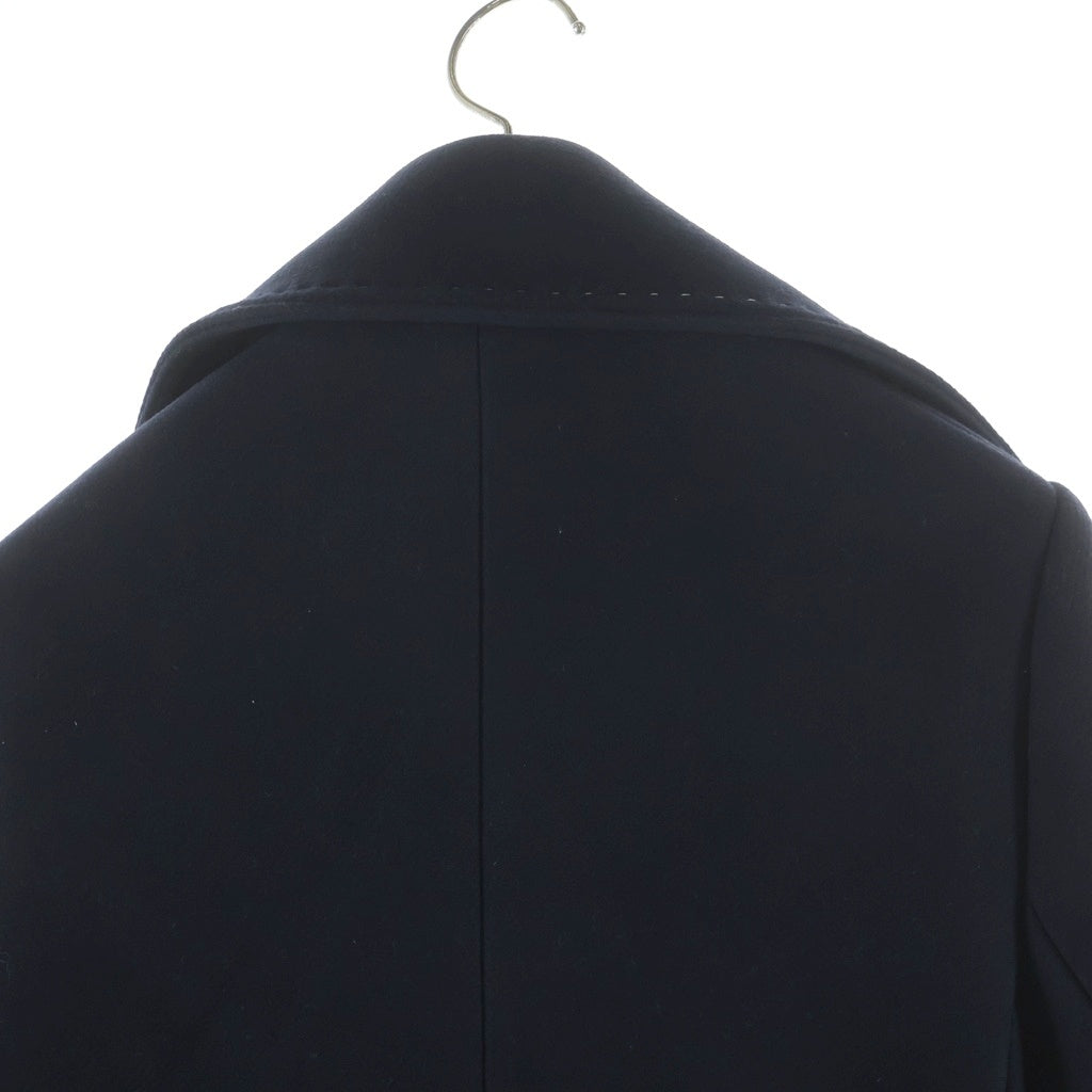 Acne Studios(アクネ ストゥディオズ) CHEYE T MELTON シェイティーメルトン ウール ホワイトステッチ ダブルジャケット ネイビー レディース 12V173