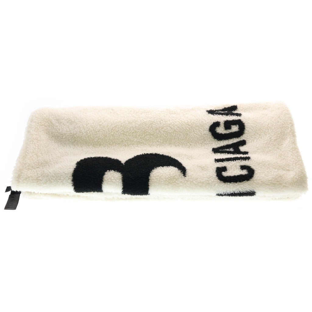 BALENCIAGA(バレンシアガ) 3B LOGO SOFT PADED BLANKET ロゴデザイン ソフト ブランケット ホワイト 673510 レディース