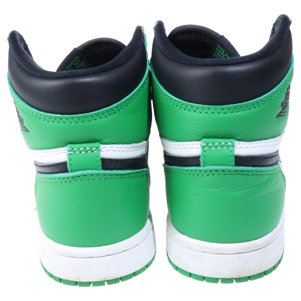 NIKE(ナイキ) ナイキ AIR JORDAN 1 RETRO HIGH OG LUCKY GREEN エアジョーダン1 レトロ ハイカットスニーカー レディース US6/23cm DZ5485-031