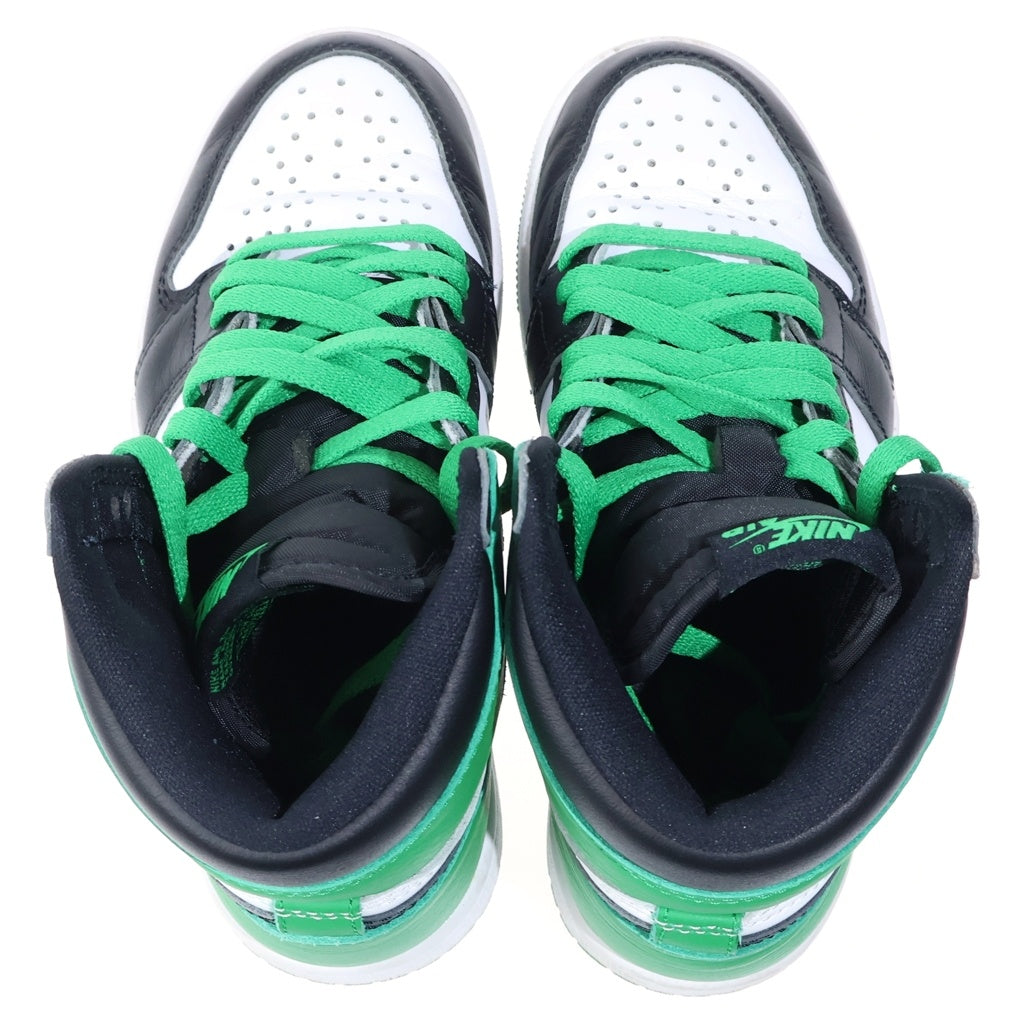 NIKE(ナイキ) ナイキ AIR JORDAN 1 RETRO HIGH OG LUCKY GREEN エアジョーダン1 レトロ ハイカットスニーカー レディース US6/23cm DZ5485-031