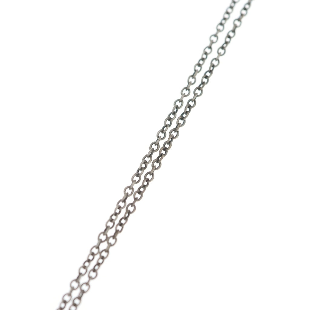 TIFFANY & Co.(ティファニー) オープンハート 2連 ネックレストップ チェーン シルバー