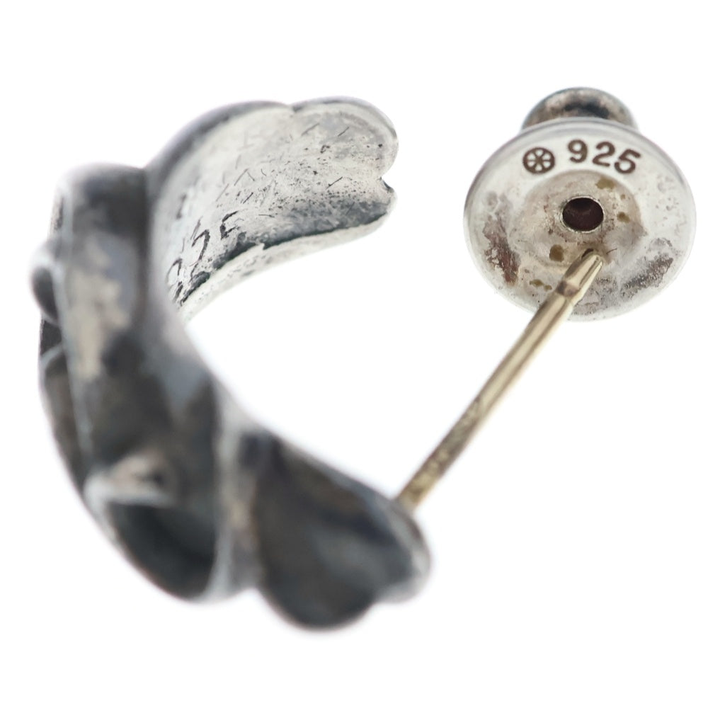 CHROME HEARTS(クロムハーツ) CARVED TEARDROP カーブドティアドロップ ピアス シルバー BCA091