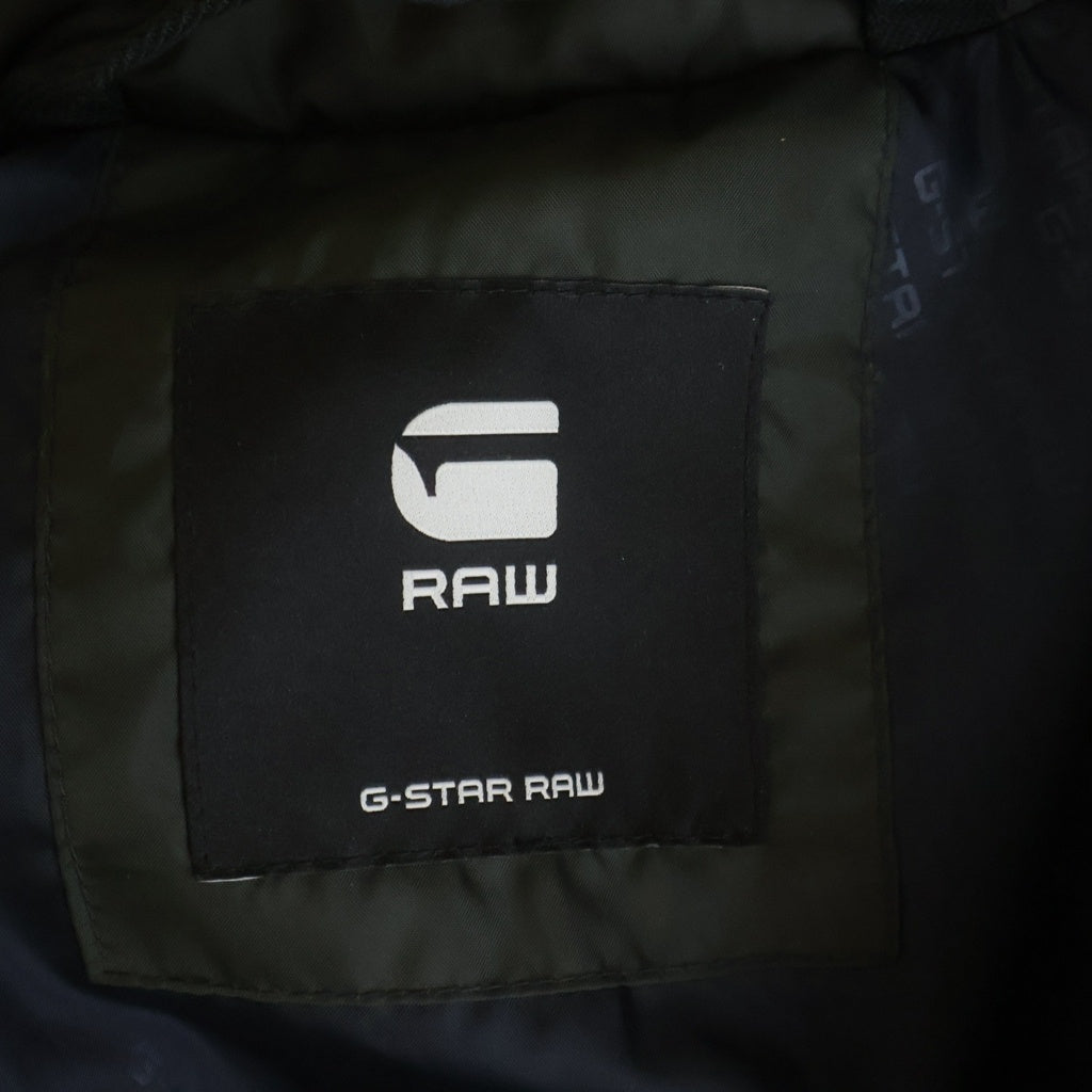 G-STAR RAW(ジースターロウ) Quilted Hooded Puffer Jacket キルテッド フーデッドパファージャケット カーキ D17452