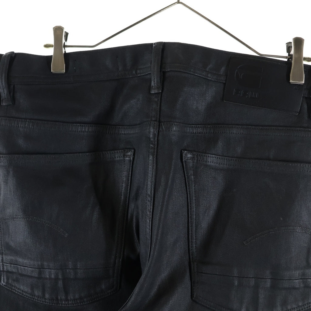 G-STAR RAW(ジースターロウ) Pilot Slim Jeans パイロットスリム コーティング デニムパンツ ブラック D20505